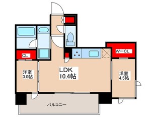 クレヴィアリグゼ錦糸町の物件間取画像